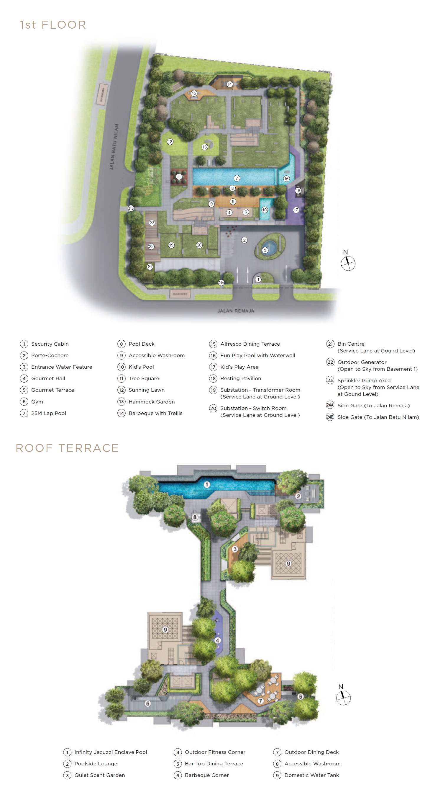 Mont Botanik Residence Site Plan